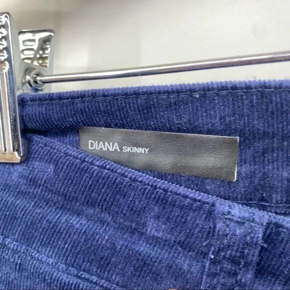 Kut from the Kloth Diana Navy Blue Skinny Pants/Jeans Size 0 - Picture 6 of 9